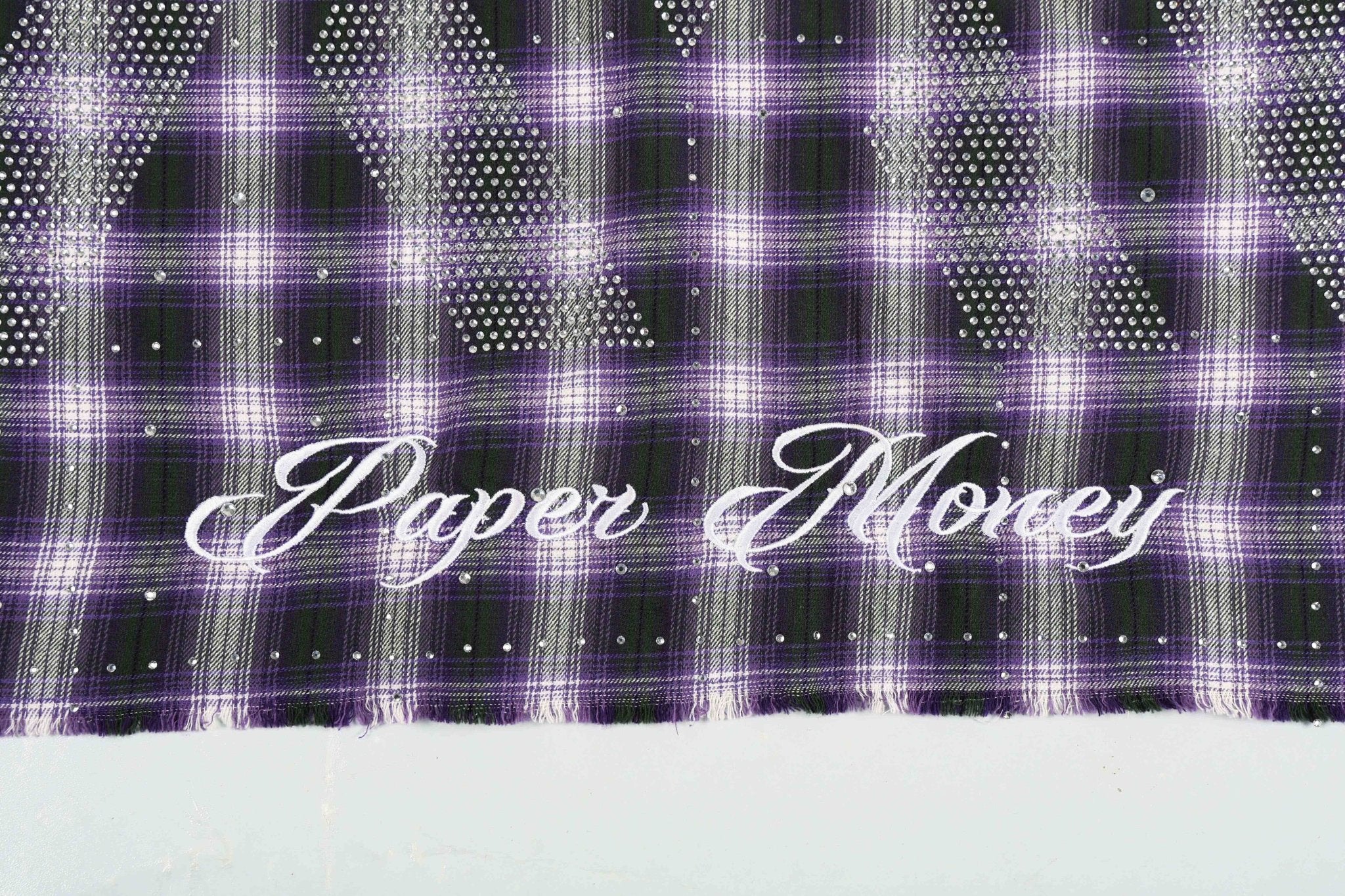 PM Rhinestone Flannel | Purple-9