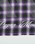 PM Rhinestone Flannel | Purple