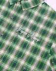 PM Rhinestone Flannel | Green