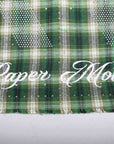 PM Rhinestone Flannel | Green