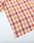 PM Rhinestone Flannel | Orange