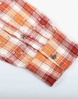 PM Rhinestone Flannel | Orange