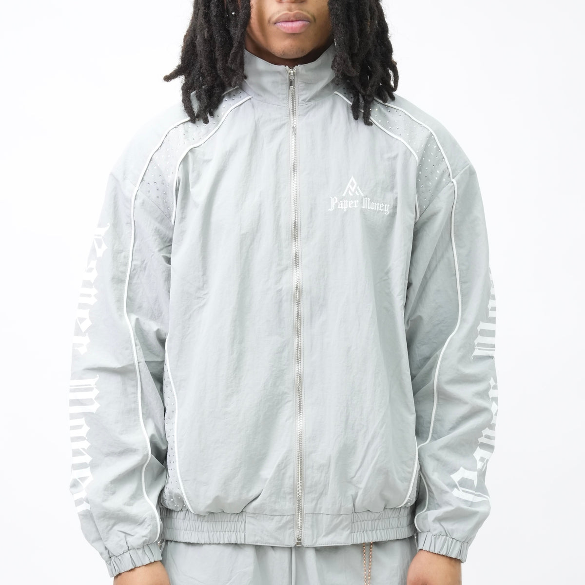 PM075G RUSH NYLON JACKET GREY