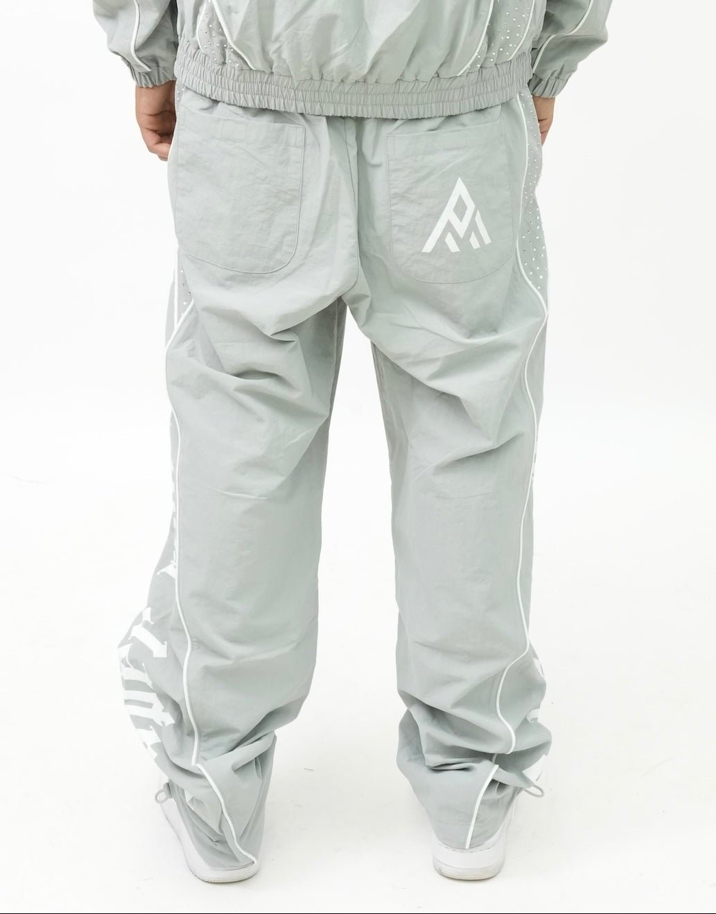 PM075G RUSH NYLON PANTS GREY-2