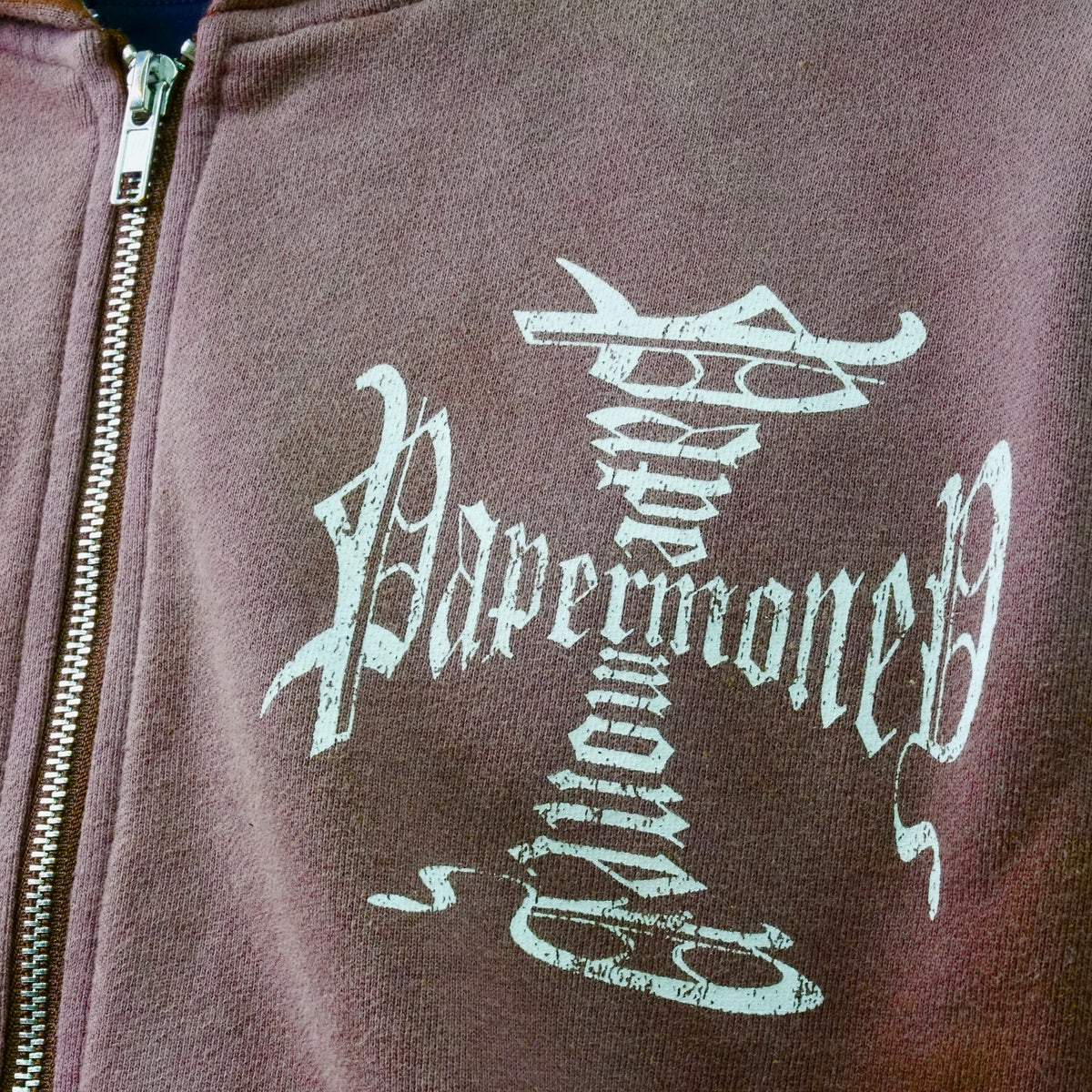 PM100 IRON CROSS HOODIE BROWN-2