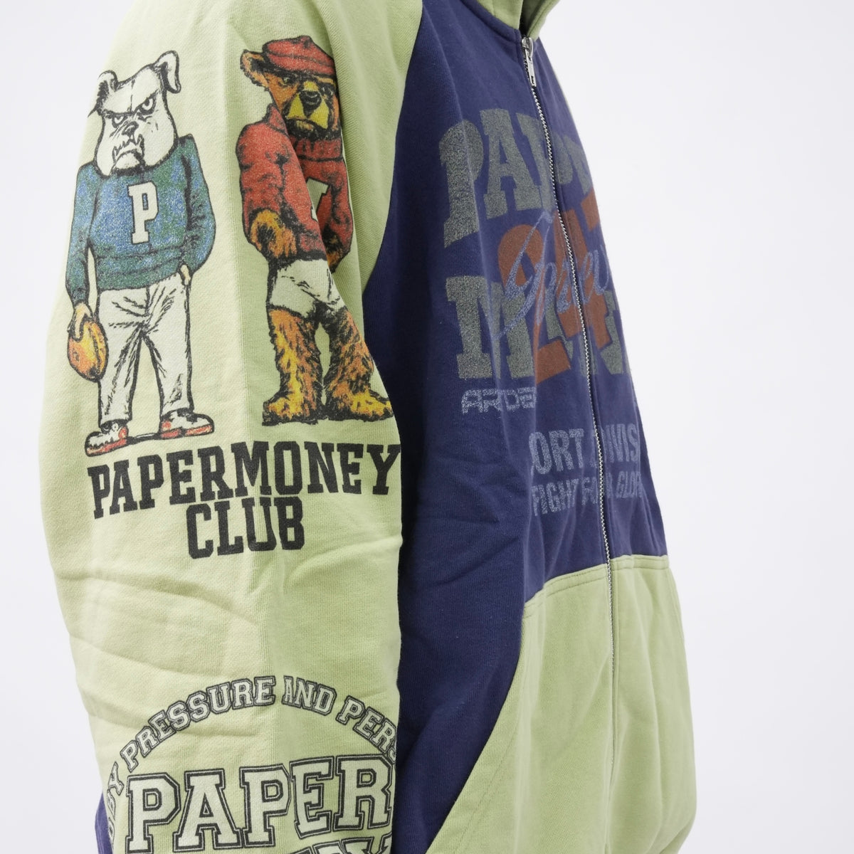 PM0107 PAPER MONEY CLUB HOODIE BLUE-3