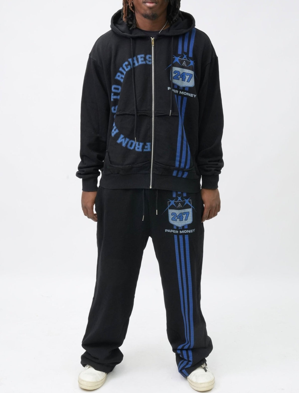 PM121 PM ATHLETICS HOODIE BLACK-2
