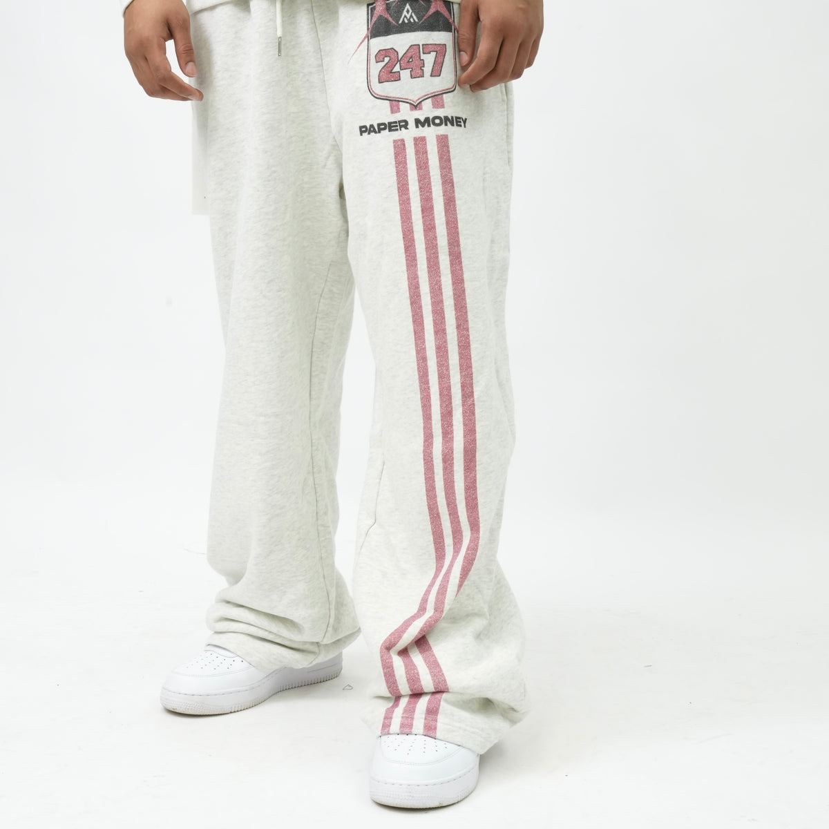 PM121 PM ATHLETICS SWEATPANTS WHITE