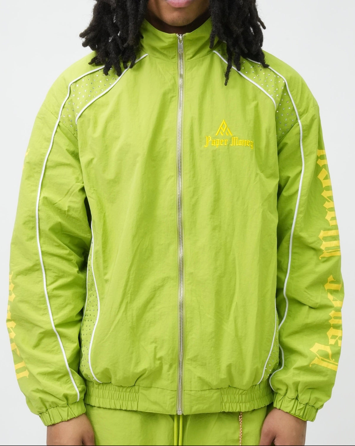 PM075G RUSH NYLON JACKET LIME