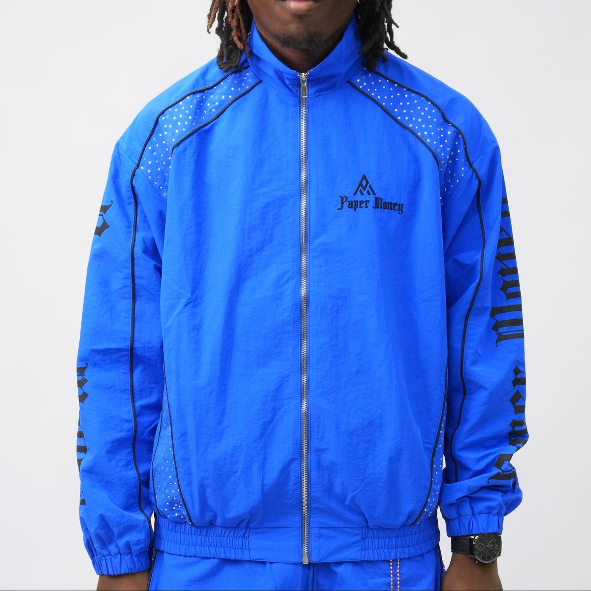 PM075G RUSH NYLON JACKET BLUE