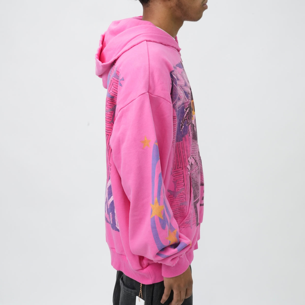 PM101 LIVE WIRE HOODIE PINK-3