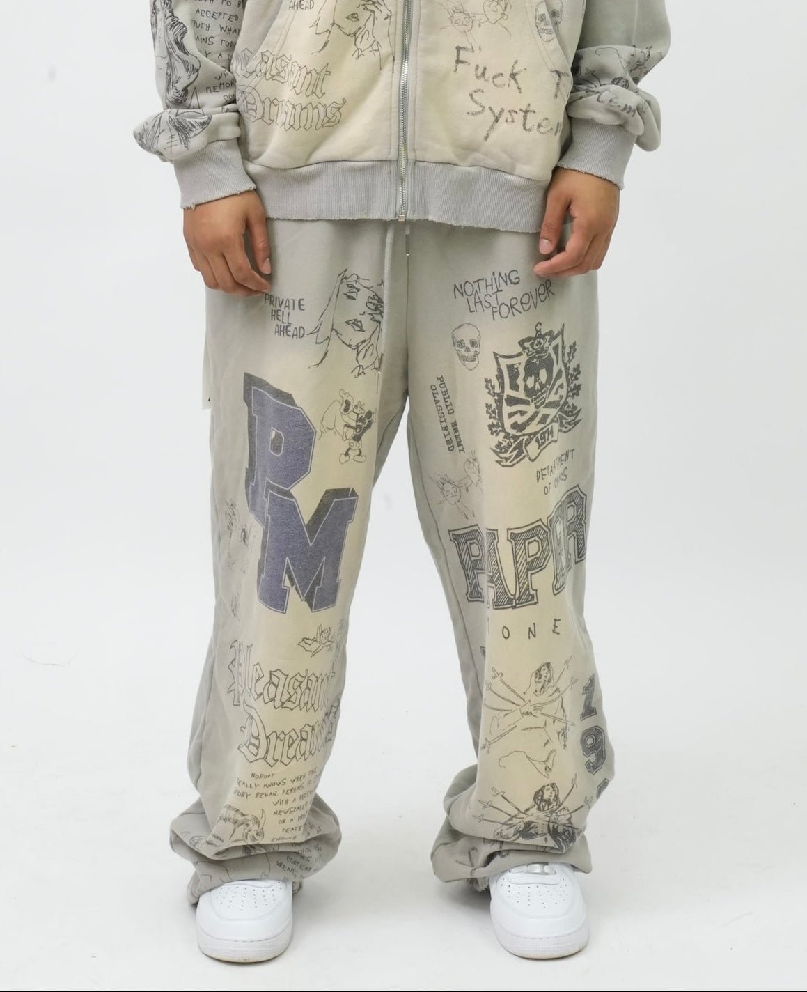PM108 PLEASANT DREAMS SWEATPANTS GREY