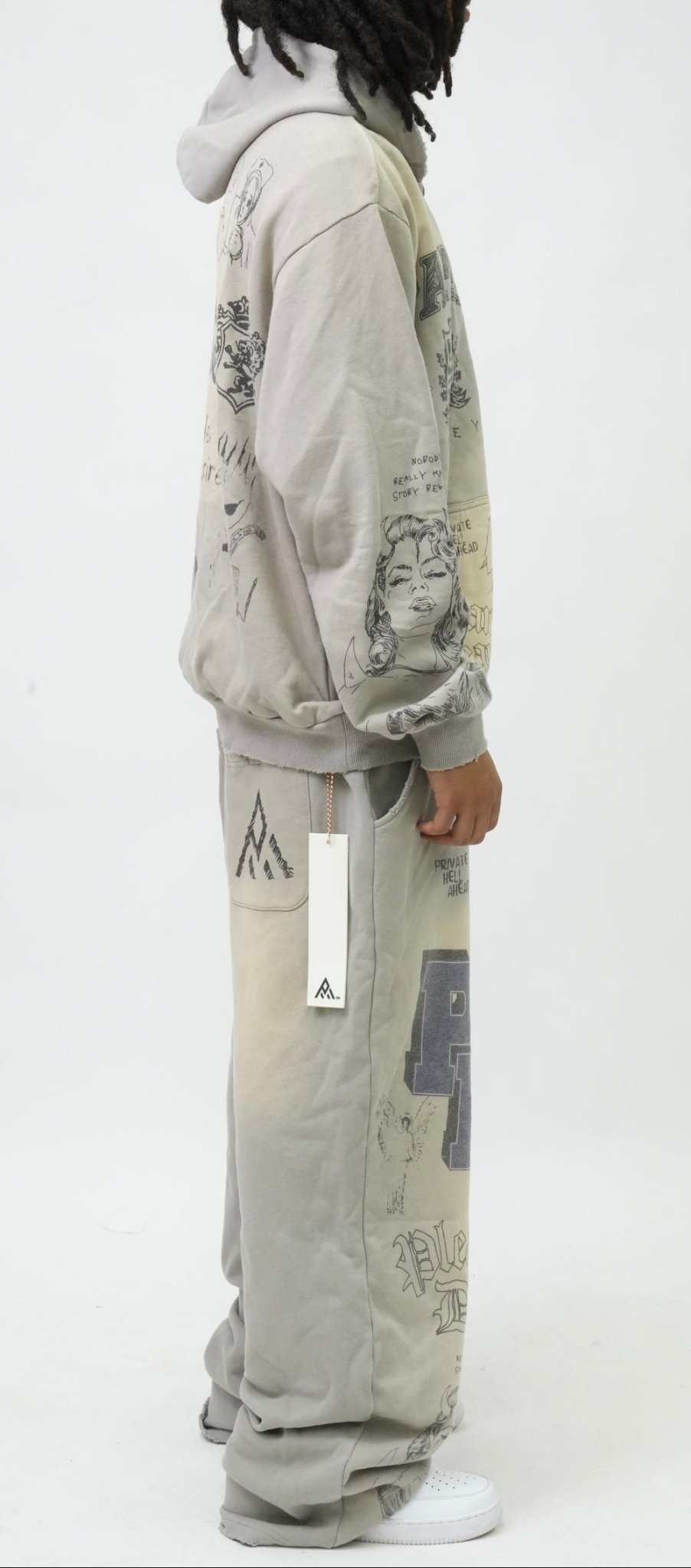PM108 PLEASANT DREAMS SWEATPANTS GREY-5