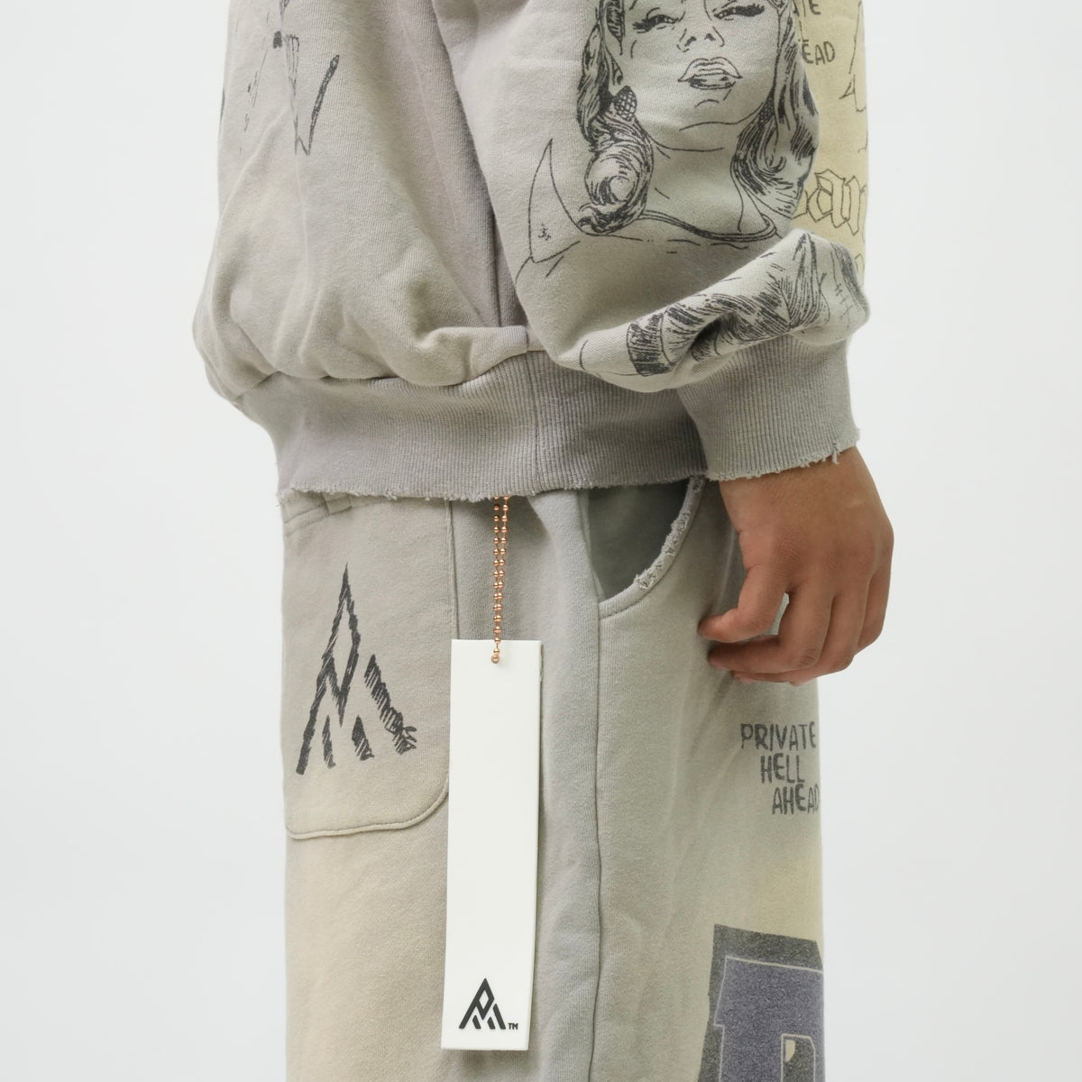PM108 PLEASANT DREAMS SWEATPANTS GREY-6