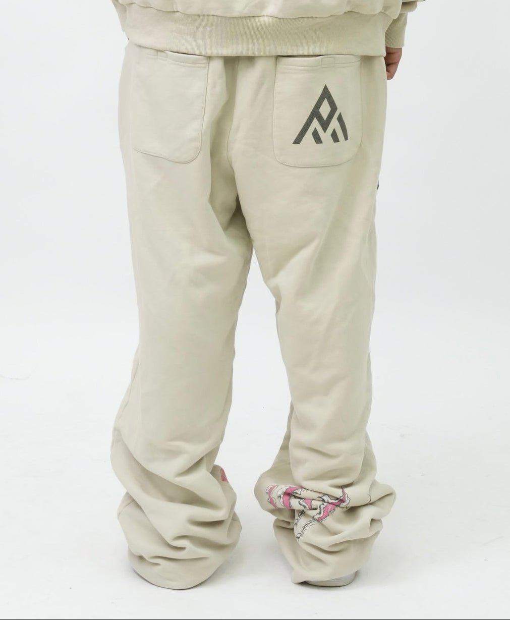 PM122 DOODLE SWEATPANT BONE-3