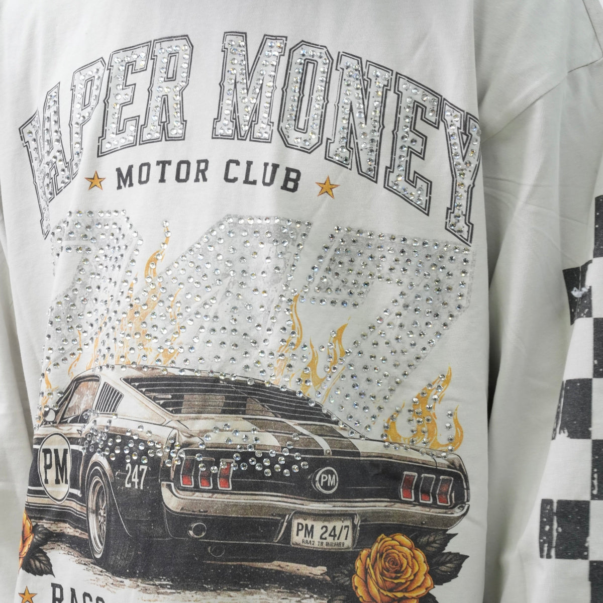 PM081 247 MOTOR CLUB SHIRT WHITE-3