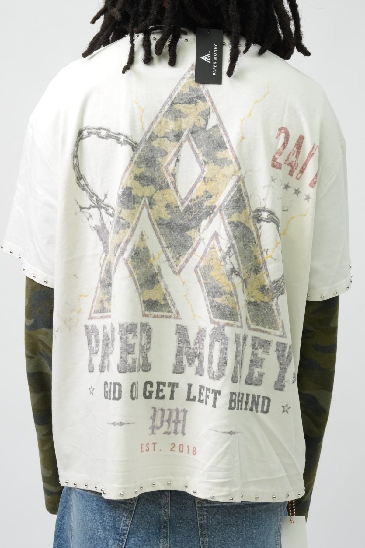 PM080 FOR THE DOGS 2 SHIRT WHITE-2