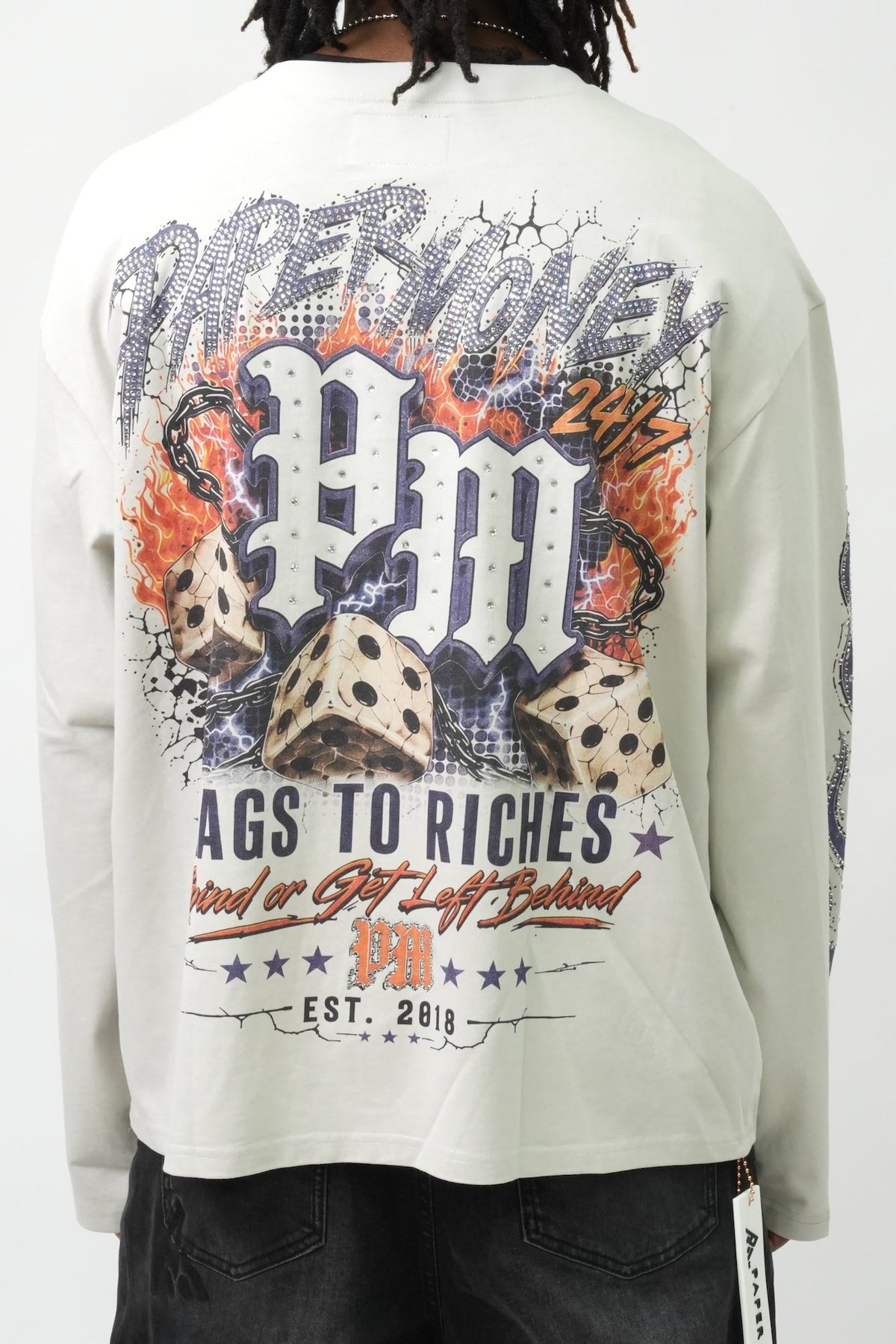 PMO79 GRIND MOTOR CLUB SHIRT WHITE-4