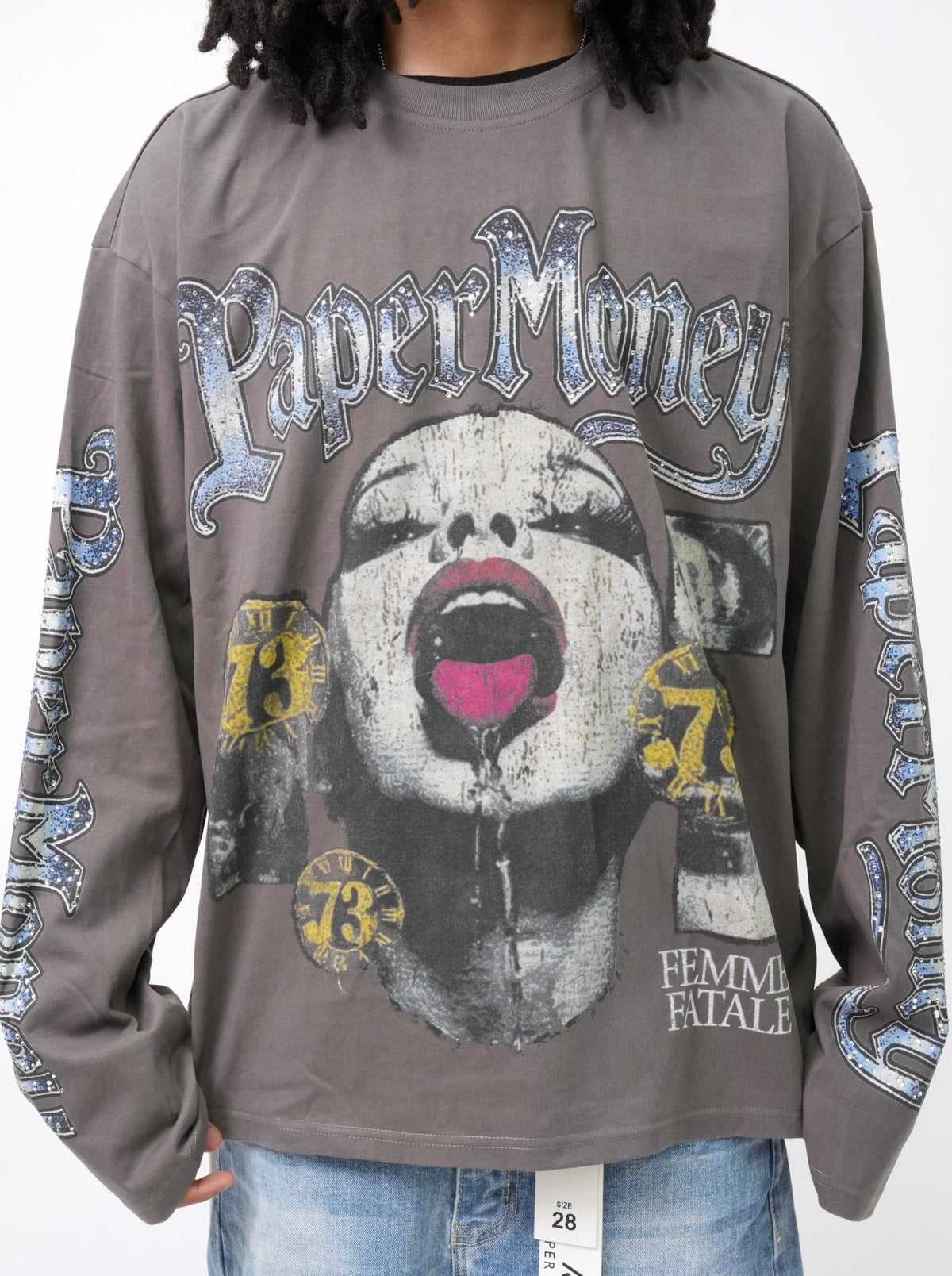 PM097 FEMME FATALE SHIRT GREY