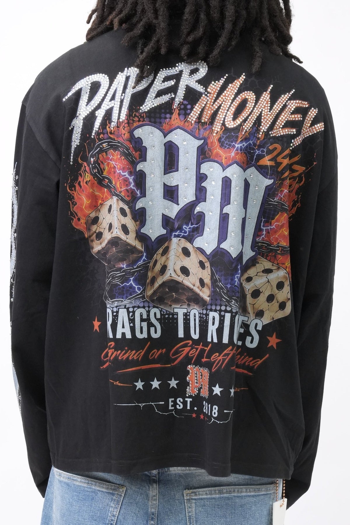 PM079 GRIND MOTOR CLUB SHIRT BLACK-4
