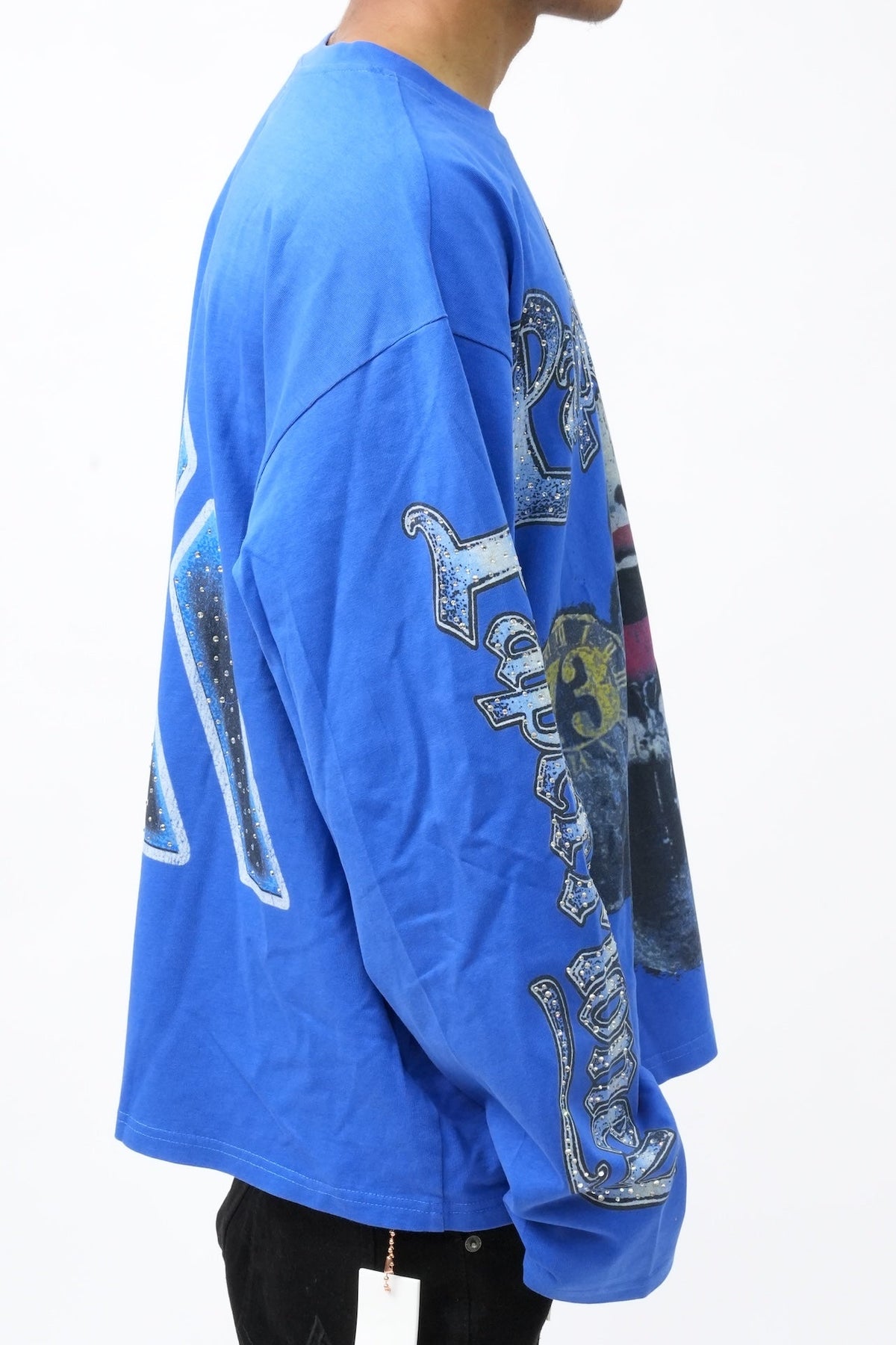 PM097 FEMME FATALE SHIRT BLUE-2