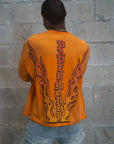 Hellride L/S Tee | Orange