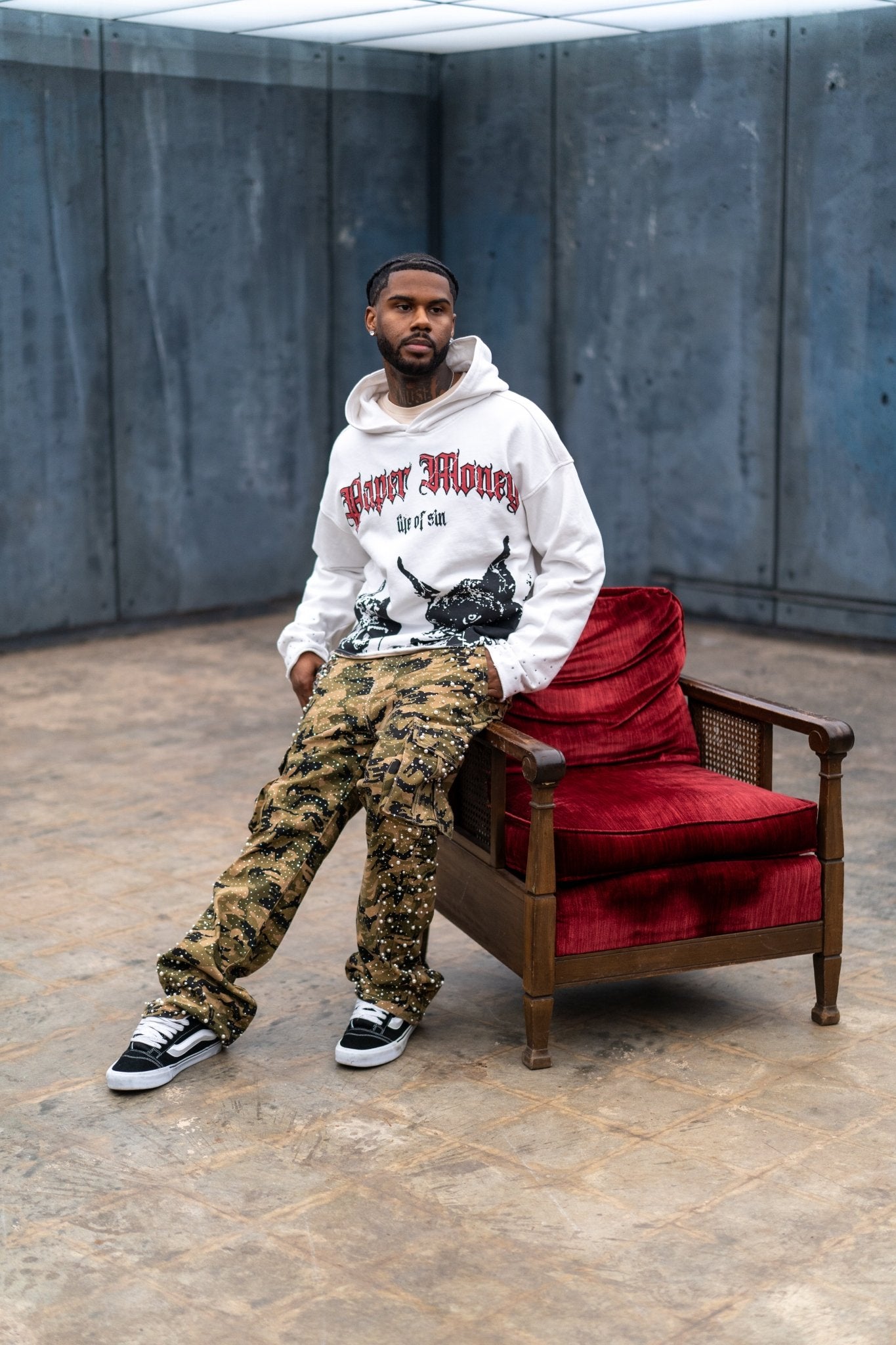 Doberman Hoodie | White-7