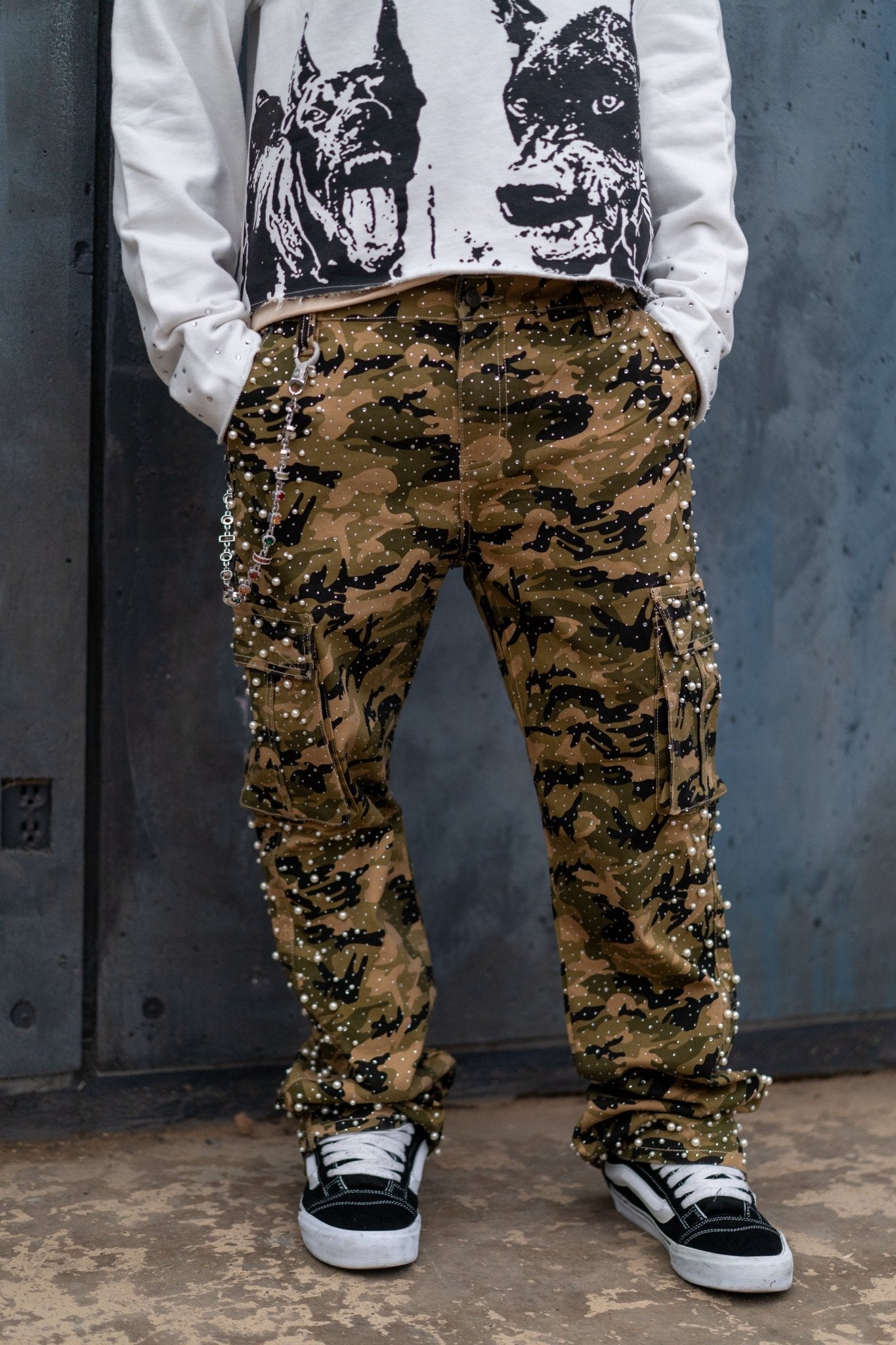 Doberman Hoodie | White-11