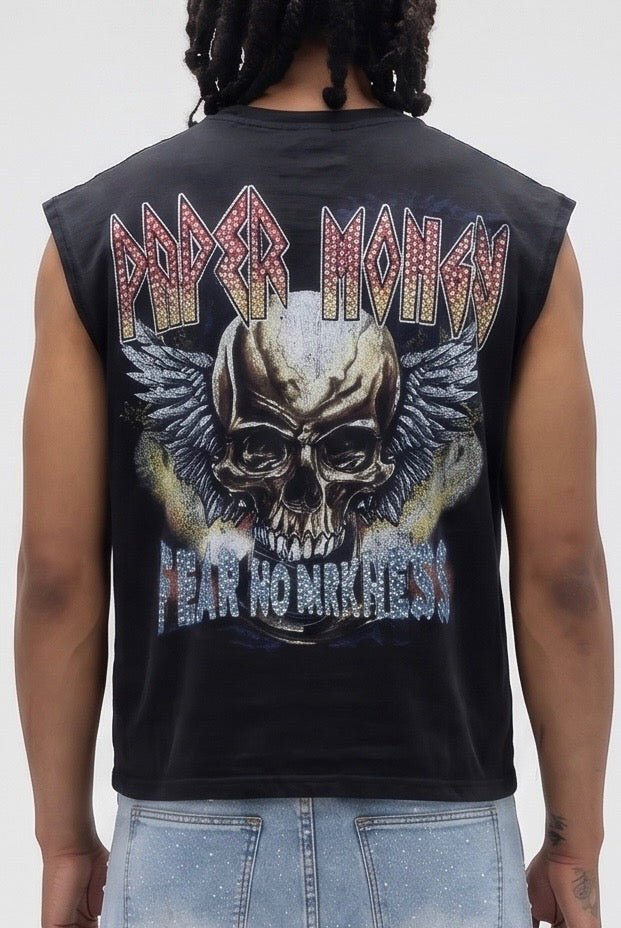 FEAR NO DARKNESS SLEEVELESS BLACK-2