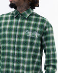 PM Rhinestone Flannel | Green