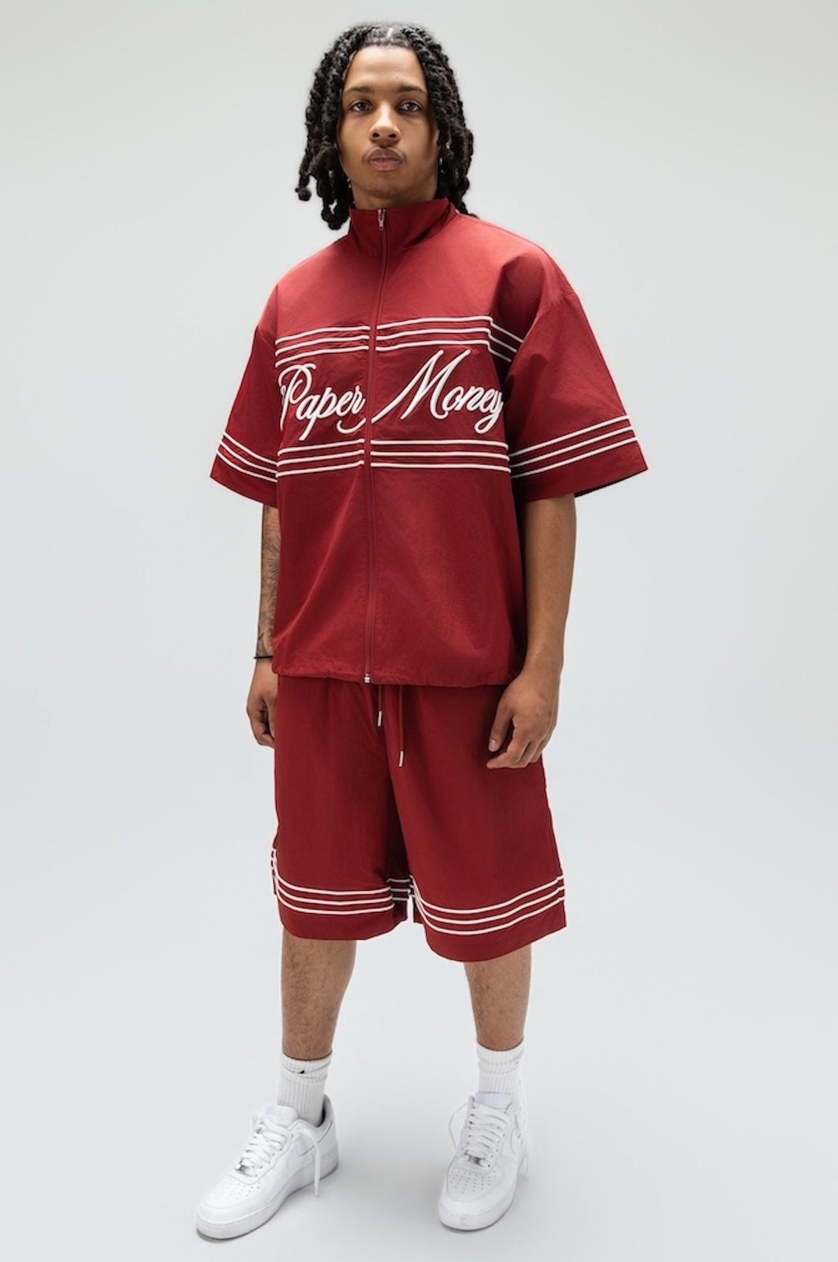 Monaco Zip Top Burgundy-2
