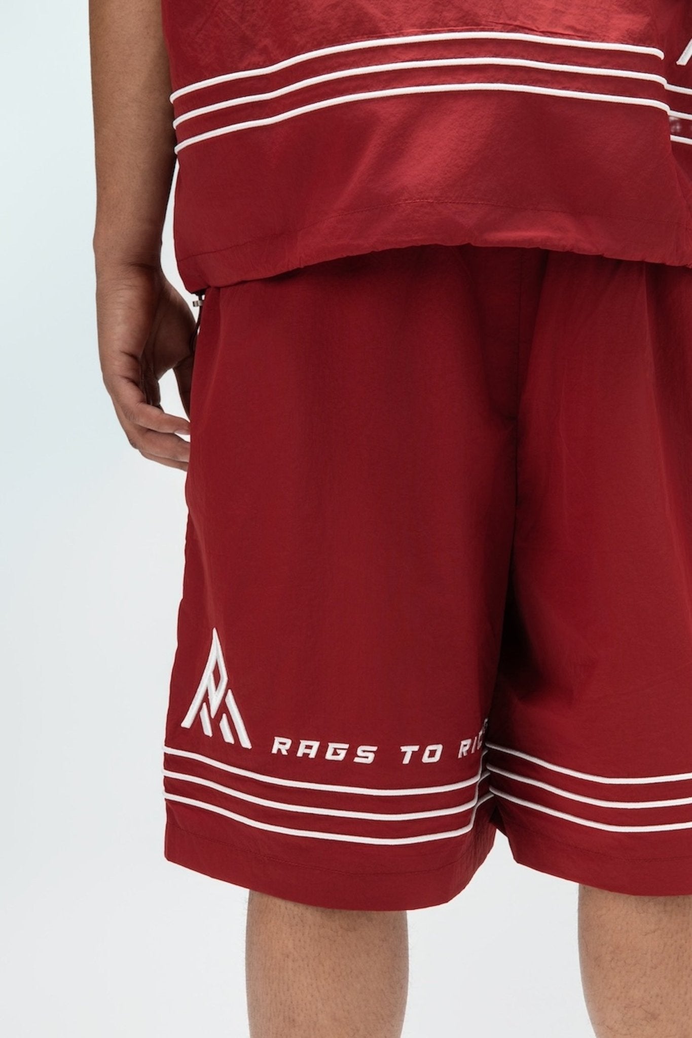 Monaco Shorts Burgundy-4