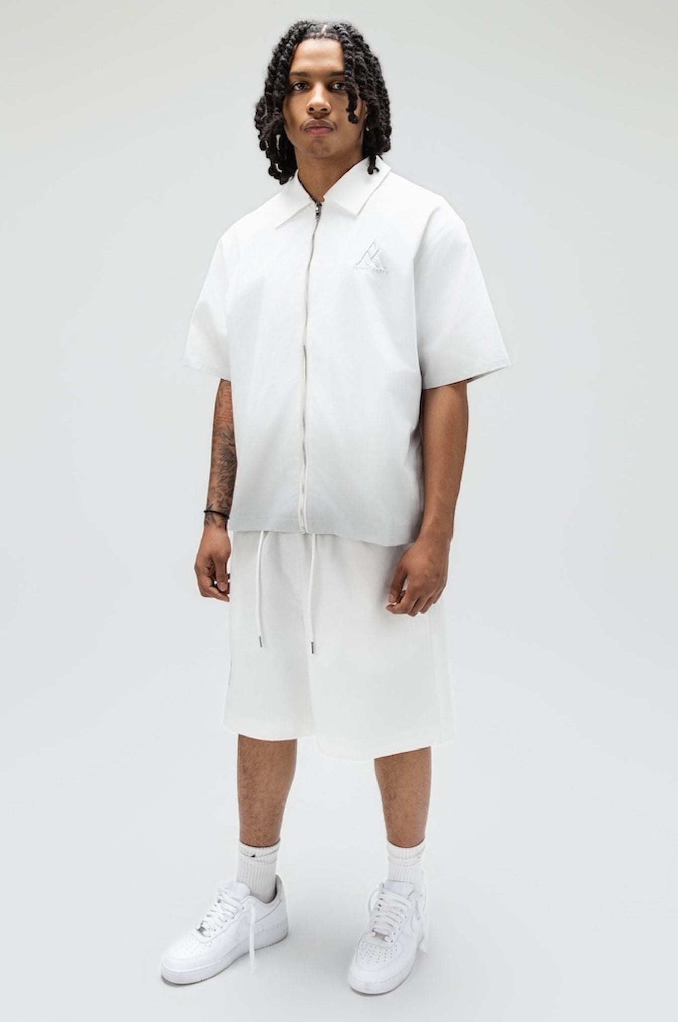 Cloud Shorts Wht/Gry-4