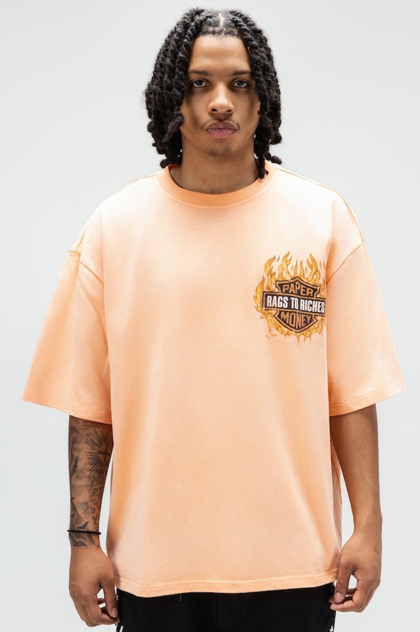 BURNOUT TEE Sherbert