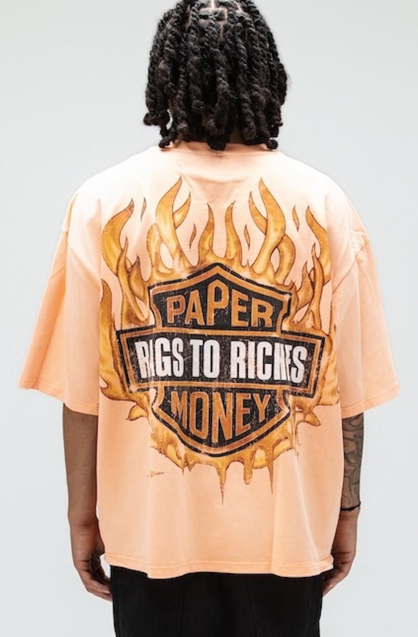 BURNOUT TEE Sherbert-3