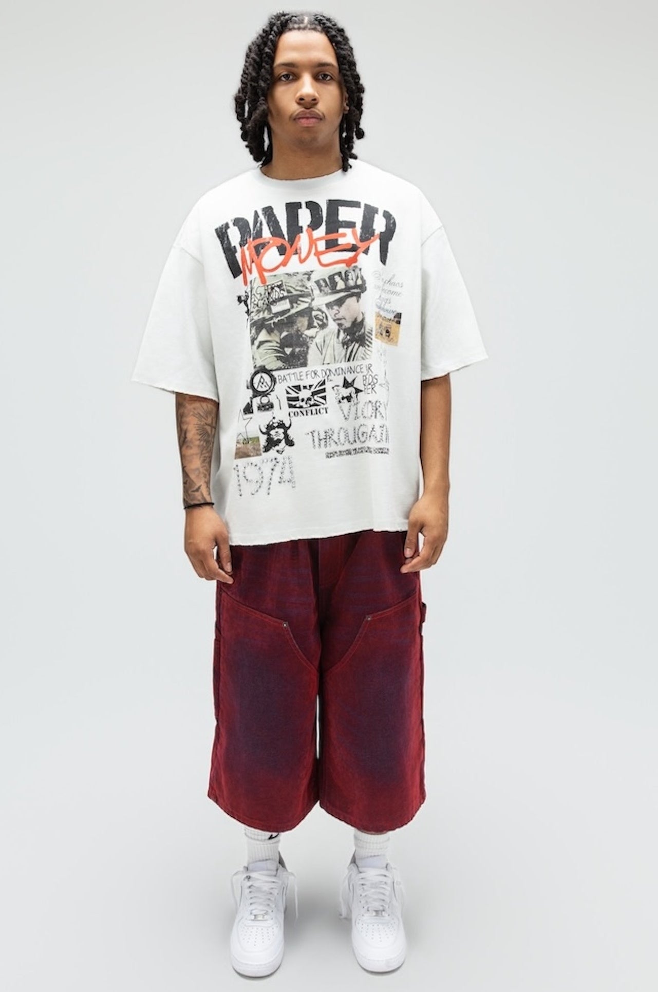 THE FLOCK JORTS RED-5
