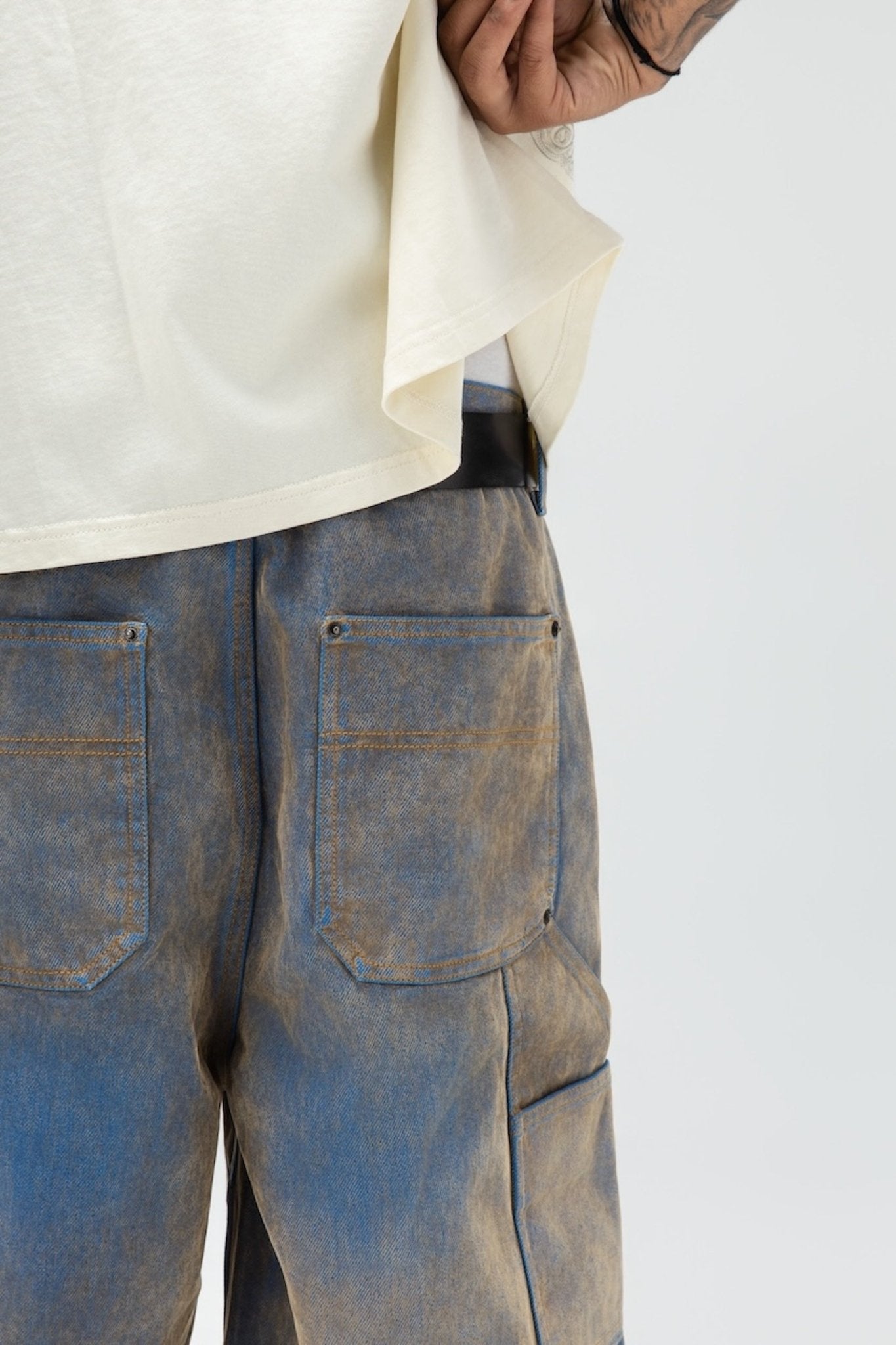 THE FLOCK JORTS BLUE-3