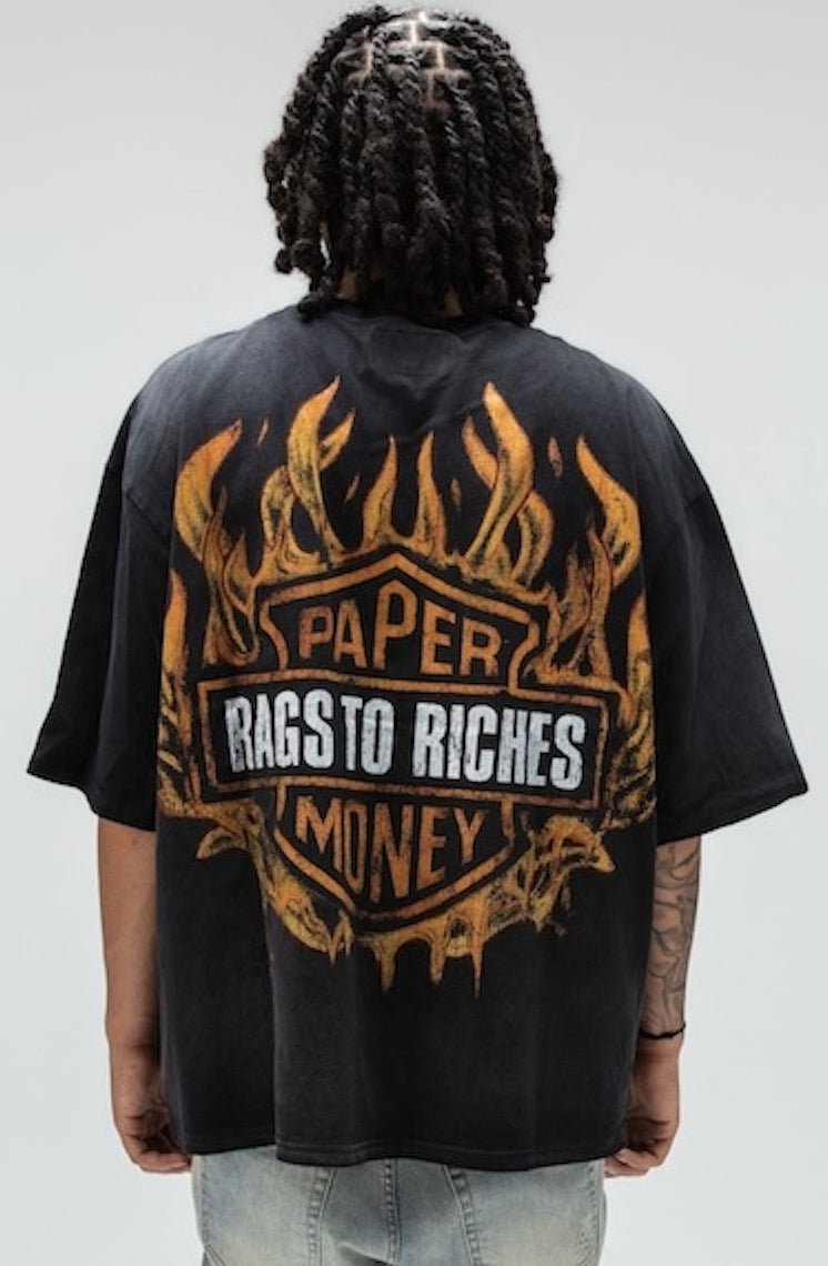 BURNOUT TEE Black-2