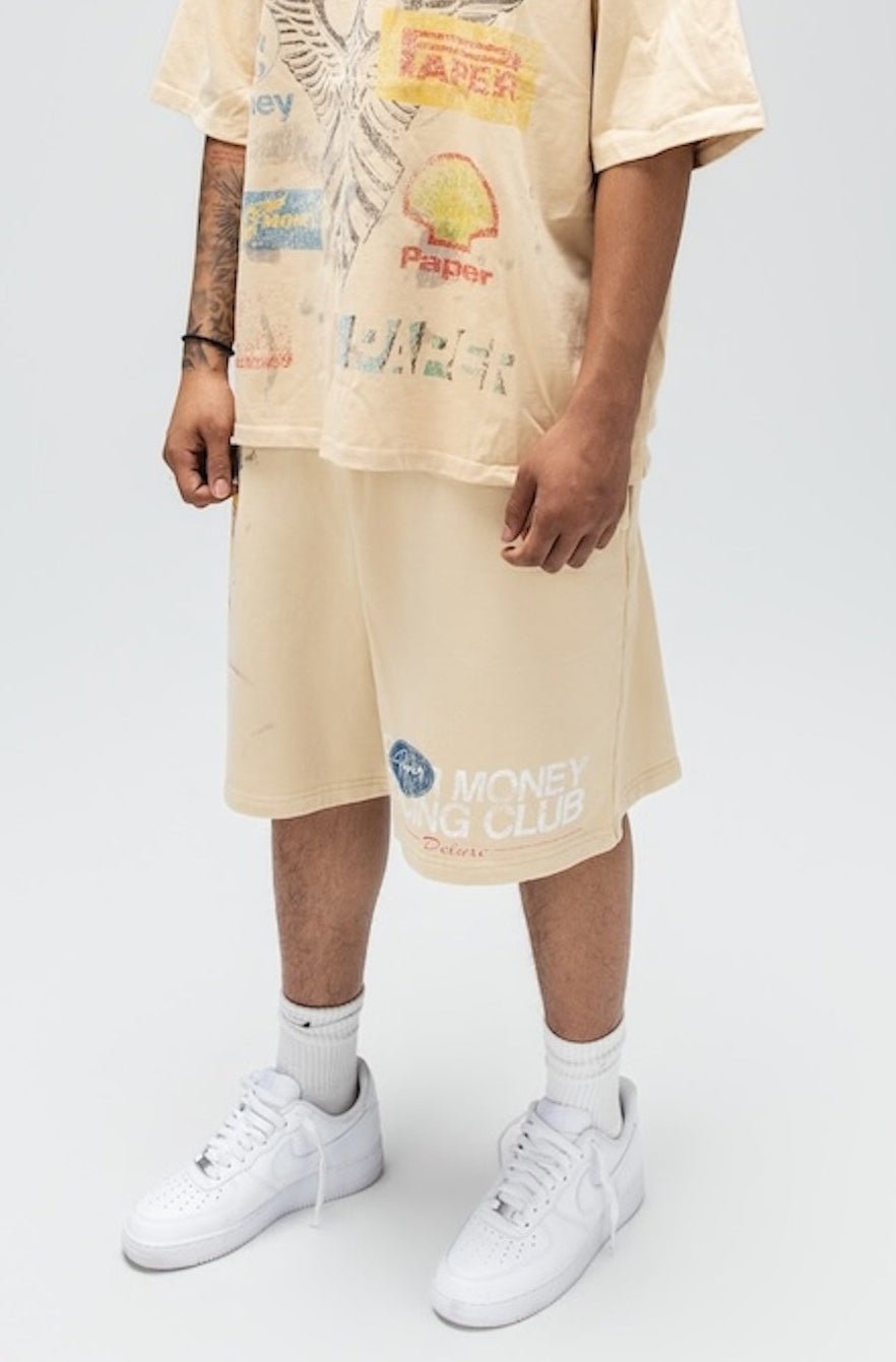 RACING CLUB SHORTS Cream-5