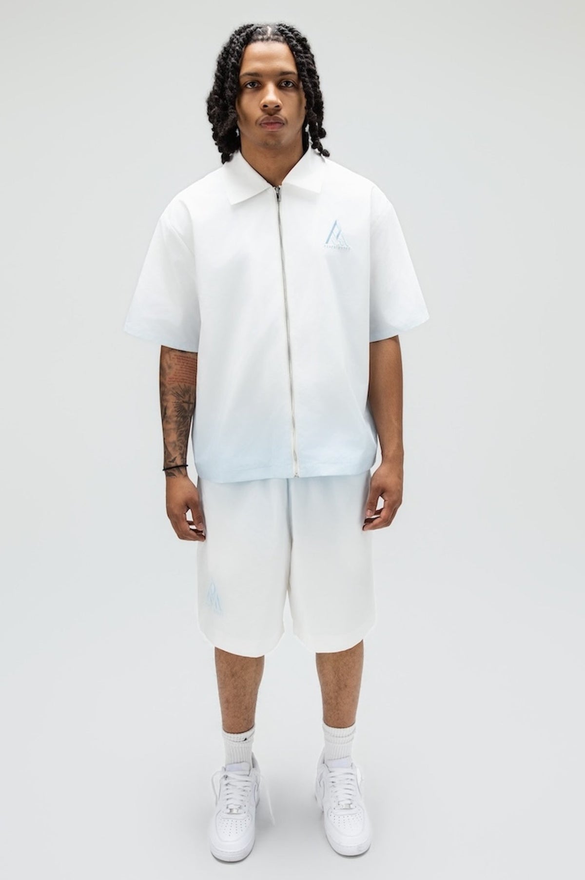 Cloud Shorts Whi/Blu-5