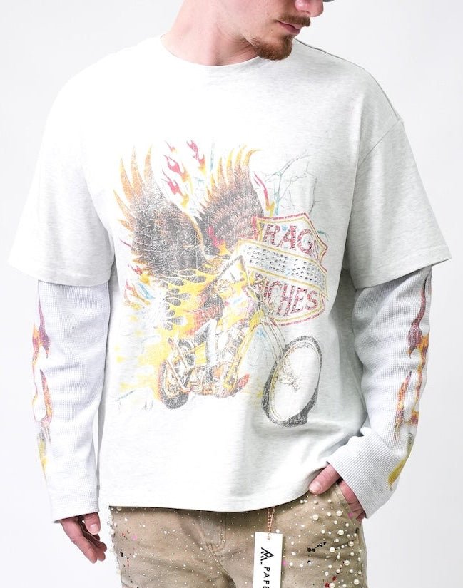 Eagle Ride Layered Thermal - Off White-1