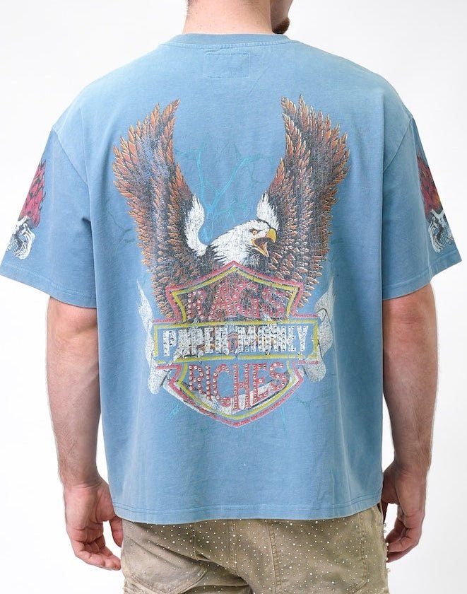 Eagle Ride Tee - Blue-3