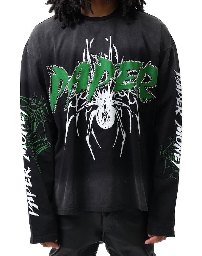 Venom Long Sleeve Tee - Black-1