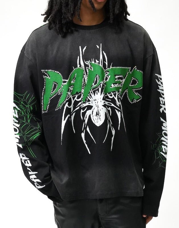 Venom Long Sleeve Tee - Black-2
