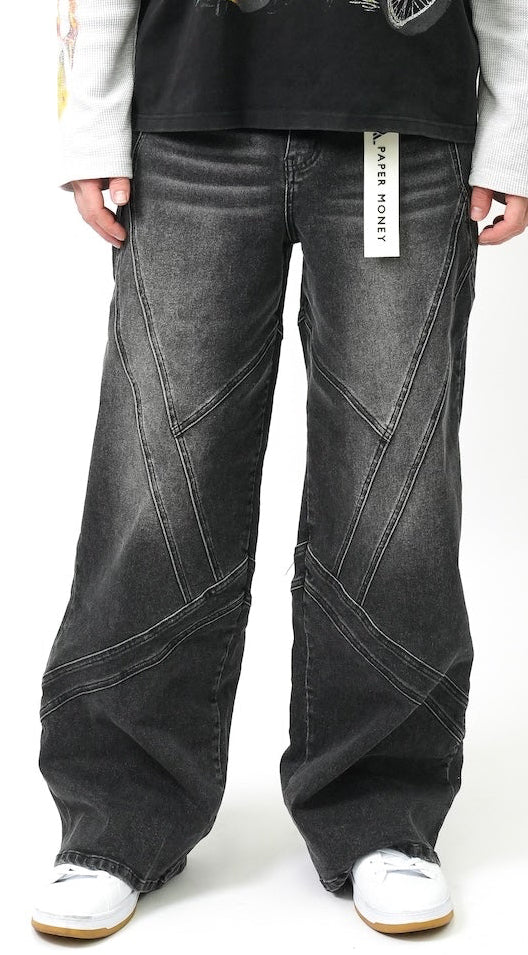 Crossfire Panel Denim - Black