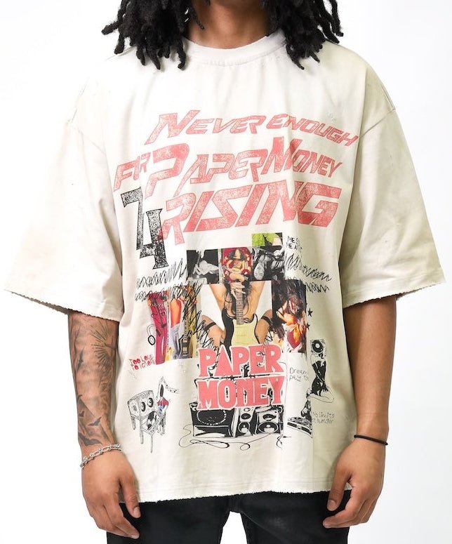 Never Enough Tee - Bone-1