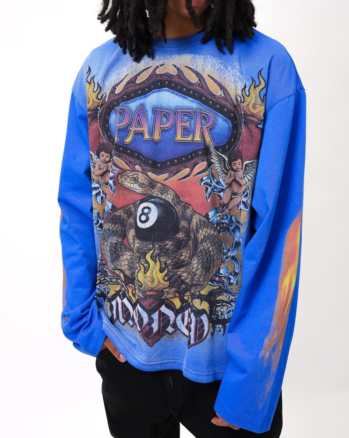 Cold Blood Long Sleeve Tee - Blue-2