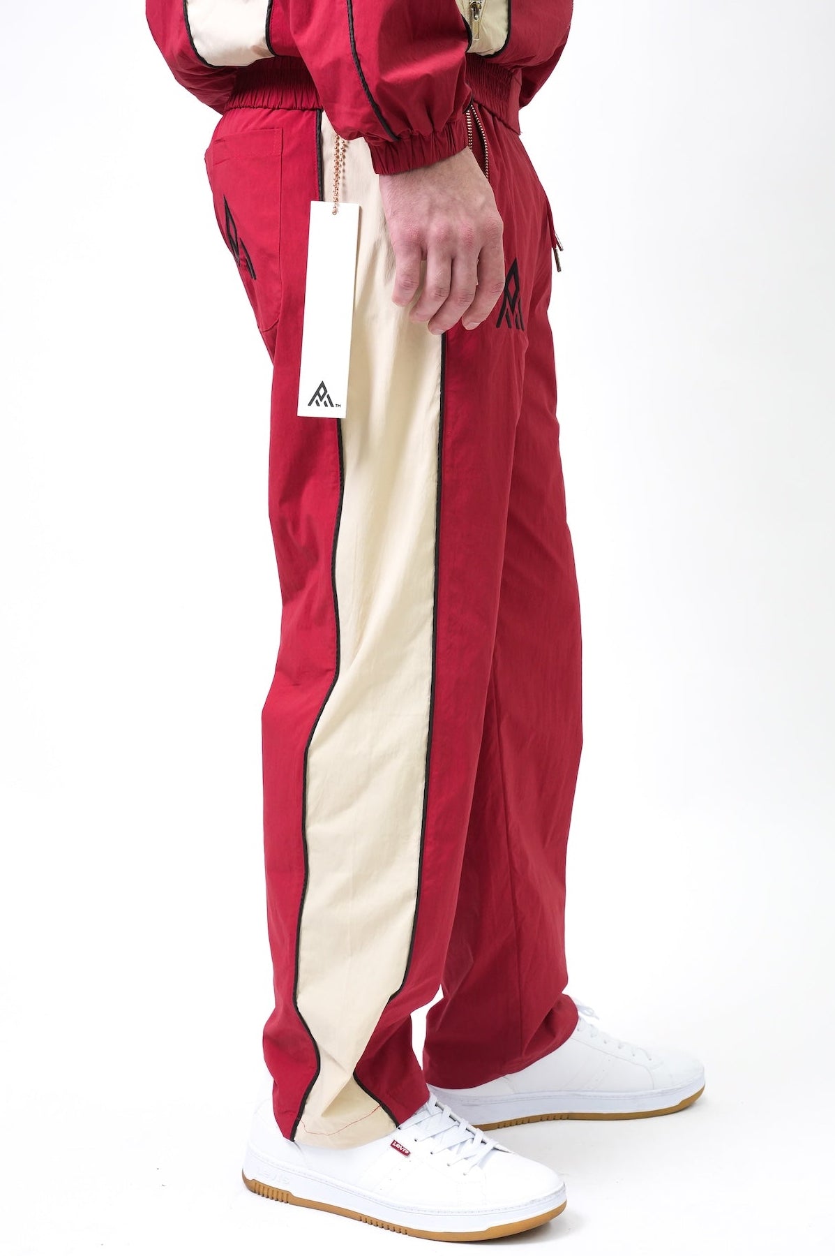 Velocity Track Pants - Red-3