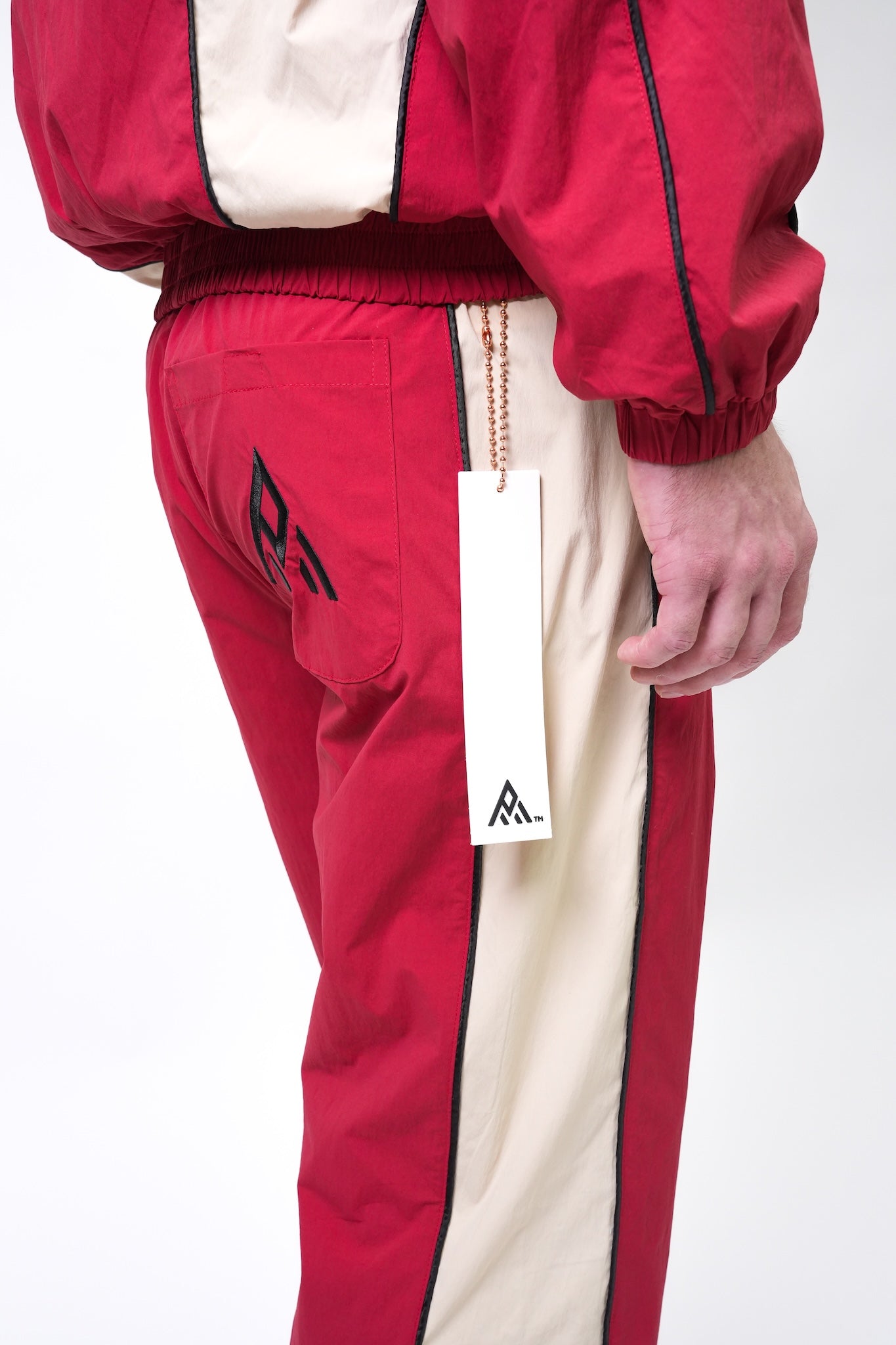 Velocity Track Pants - Red-4