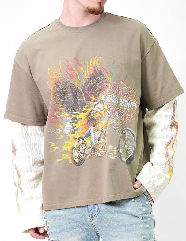 Eagle Ride Layered Thermal - Taupe-5
